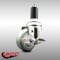 Service Caster 3 Inch 316SS Gray Polyurethane Swivel 1-3/8 Inch Expanding Stem Caster Brake SCC-SS316EX20S314-PPUB-TLB-138 - alternate 3